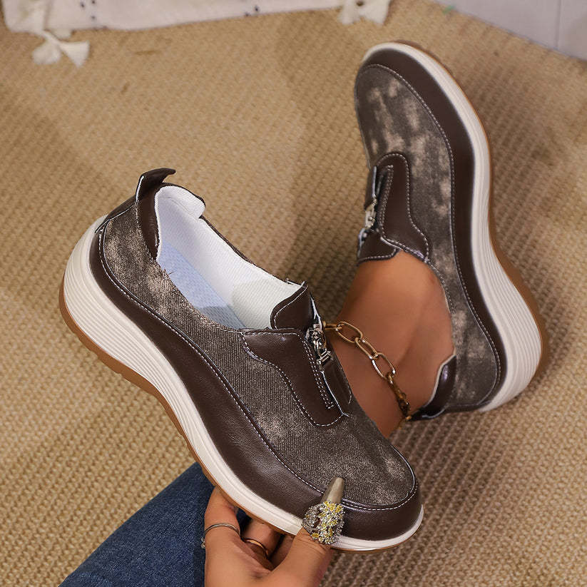 🔥Last Day Promotion 50% OFF - Women's Comfort Soft Sole Leopard Leather Orthopedic Shoes