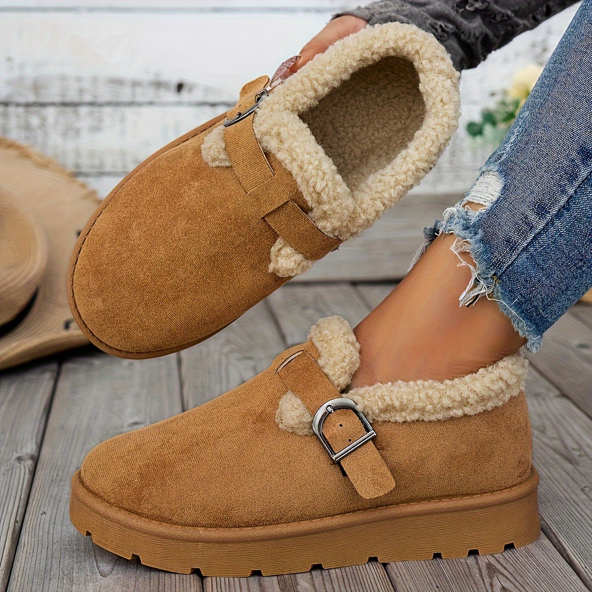 🔥Last Day Promotion 50% OFF - Women's Plush Lined Cozy Winter Ankle Boots