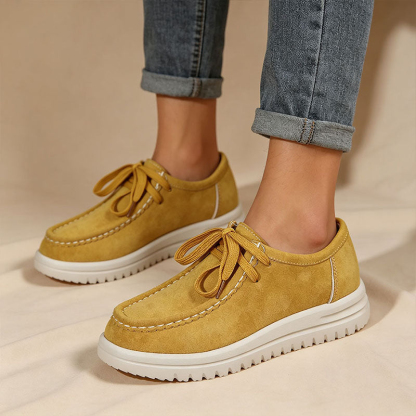 🔥Last Day Promotion 50% Off - Premium Suede Orthopaedic Moc Toe Loafers | Ergonomic Wide-Fit Walking Shoes with Arch Support