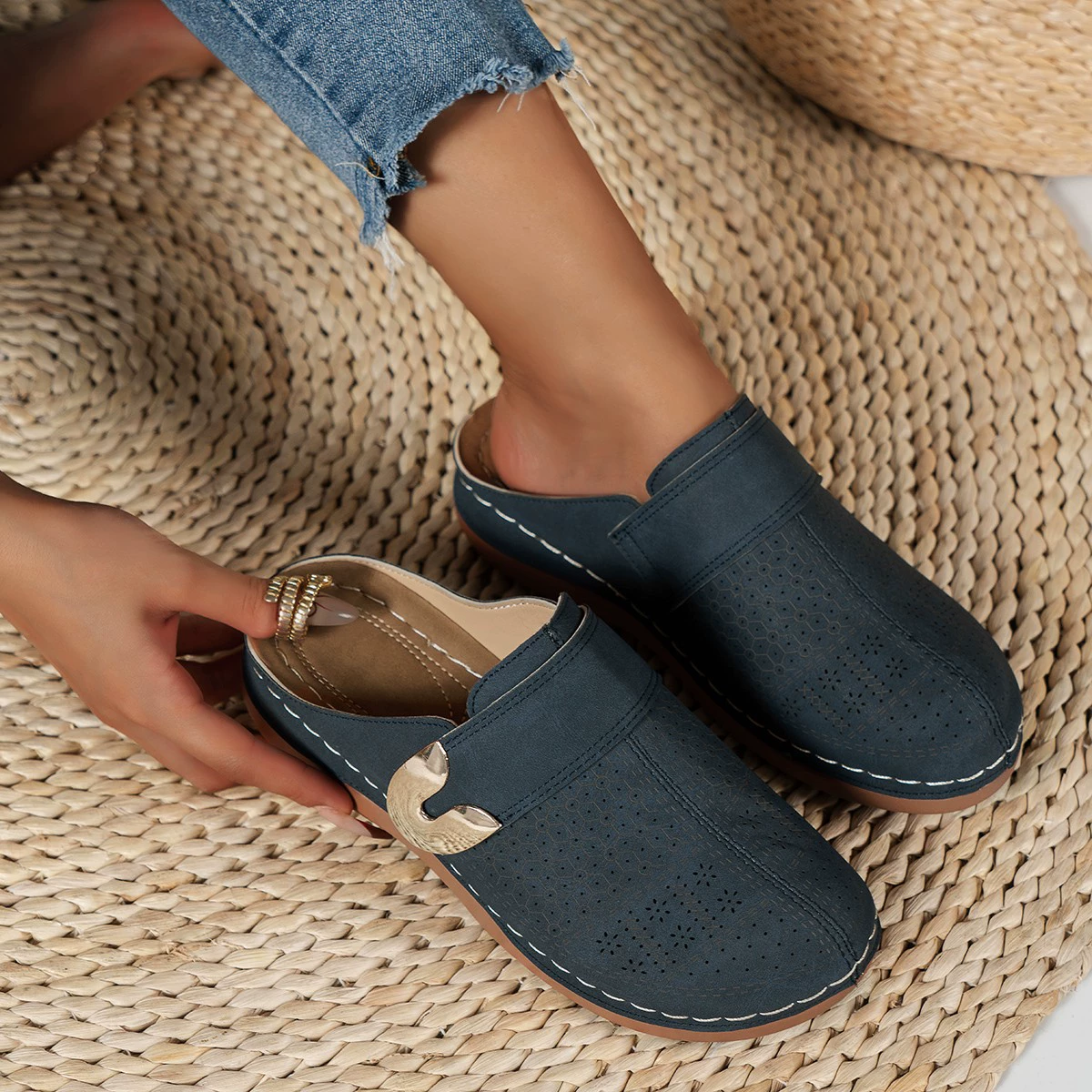 🔥Last Day Promotion 50% OFF - Women's Comfortable Non-Slip Wedge Heel Sandals