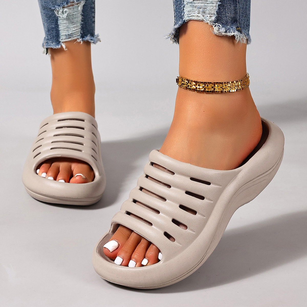 🔥Last Day Promotion 50% OFF - Women's Comfort Thick-Soled Cushioned Orthopaedic Sandals