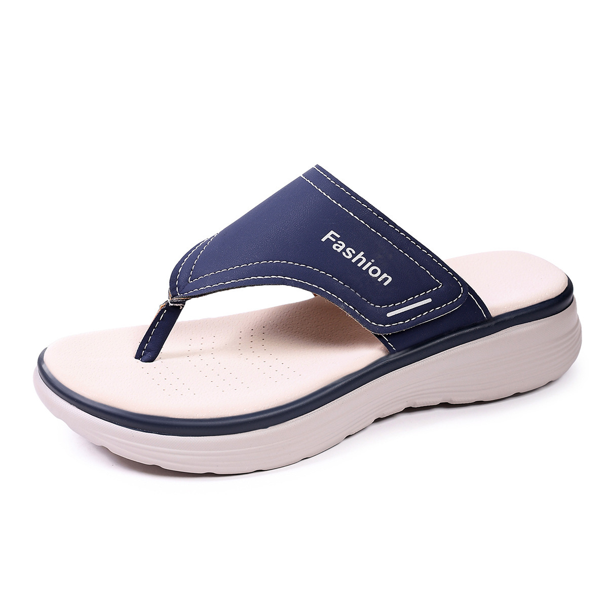 🔥Last Day Promotion 50% OFF - Women's Cloud Cushion Platform Flip-Flops