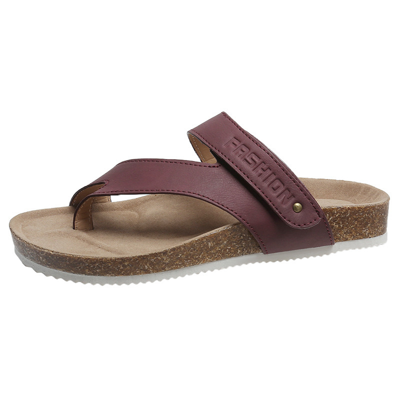 🔥Last Day Promotion 50% OFF - Women’s Comfort Toe Loop Cork Sandals & Orthopedic for All-Day Walking