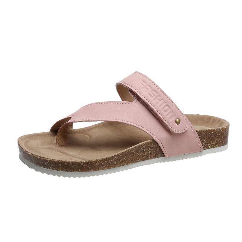 🔥Last Day Promotion 50% OFF - Women’s Comfort Toe Loop Cork Sandals & Orthopedic for All-Day Walking