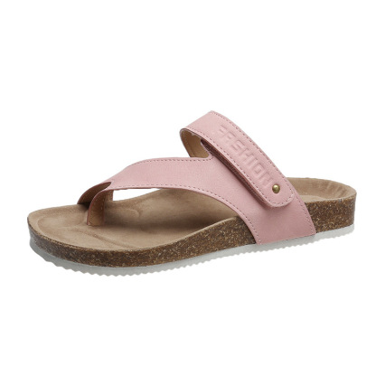 🔥Last Day Promotion 50% OFF - Women’s Comfort Toe Loop Cork Sandals & Orthopedic for All-Day Walking