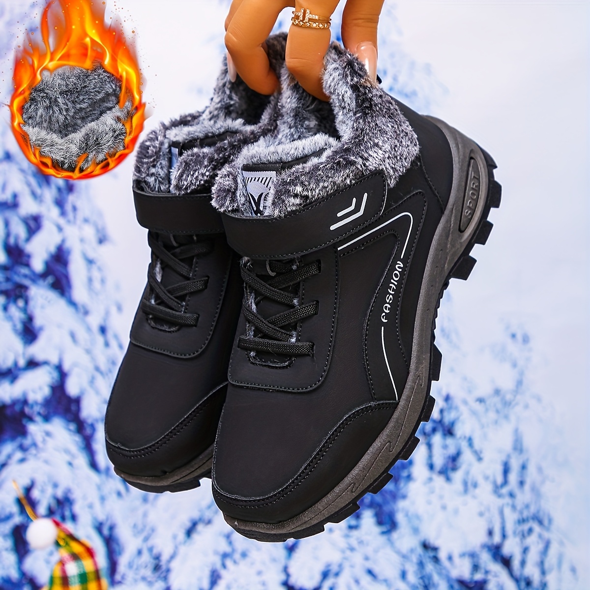 🔥Last Day Promotion 50% OFF - Women'S Winter Slip-On Warm Ankle Boots