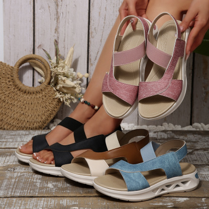 🔥Last Day Promotion 50% OFF - Women's Soft Sole Wedge Orthopaedic Sandals