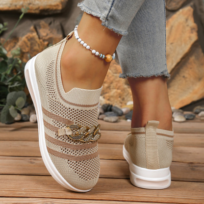 🔥Last Day Promotion 50% OFF - Women's Breathable Slope Heel Soft Sole Orthopaedic Casual Shoes