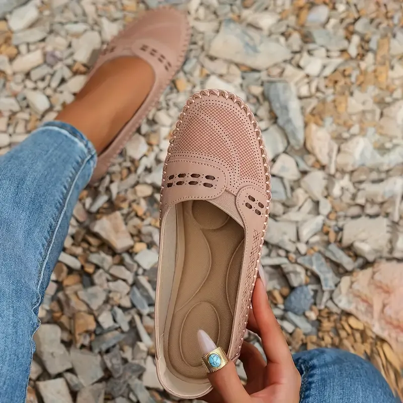 🔥Last Day Promotion 50% OFF - Women's Breathable Vintage Style Leather Loafers