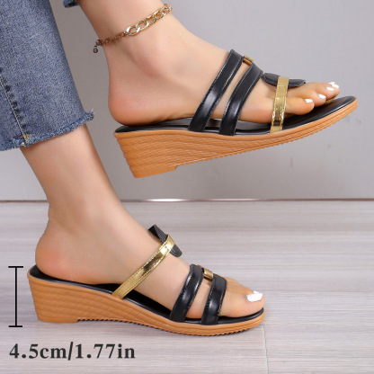 🔥Last Day Promotion 50% OFF - Women's Slope Heel Orthopaedic Sandals