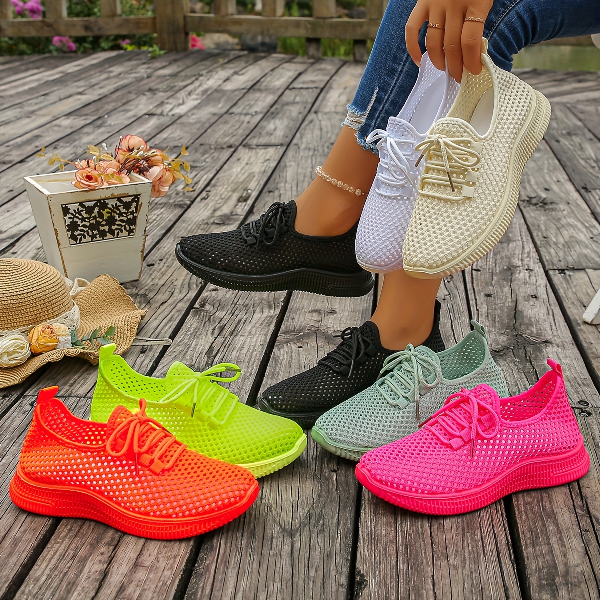 🔥Last Day Promotion 50% OFF - Women's Vibrant Woven Slip-On Shoes