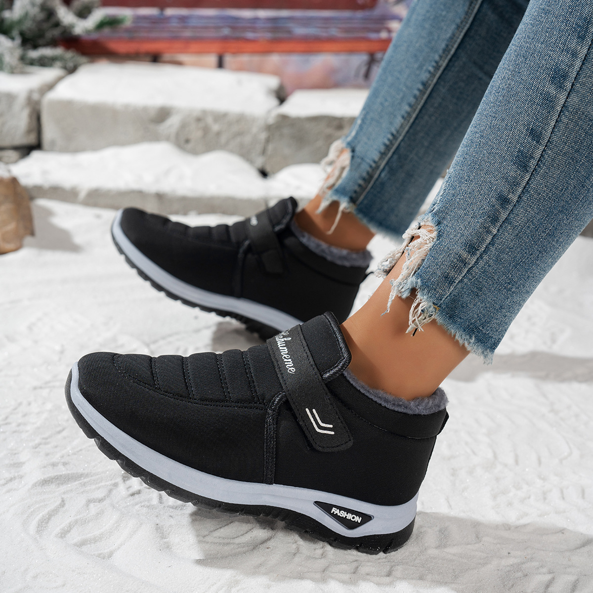 🔥Last Day 50% OFF - Women's Winter Orthopaedic Warm Snow Shoes - Wide Fit, Cushioned Sole Pain Relief