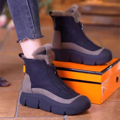 🔥Last Day Promotion 50% OFF - Women's Zip Waterproof Warm Snow Boots