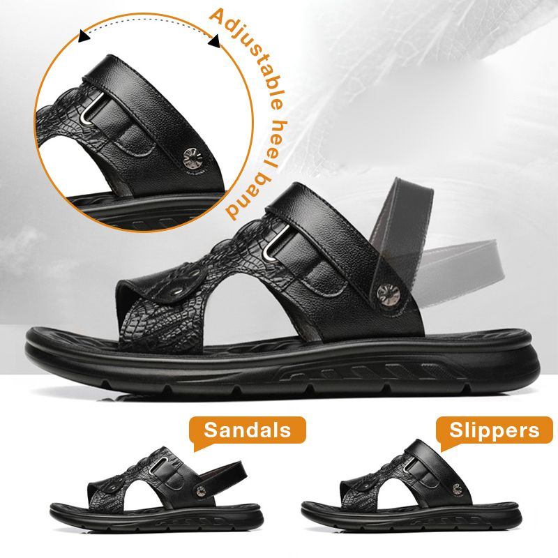 🔥Last Day Promotion 70% OFF - Men's Comfortable Genuine Leather Orthopaedic Sandals
