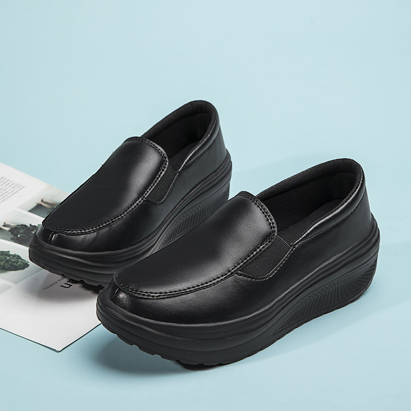 🔥Last Day Promotion 50% OFF - Women's Comfortable Chunky-Soled Wedge Casual Shoes