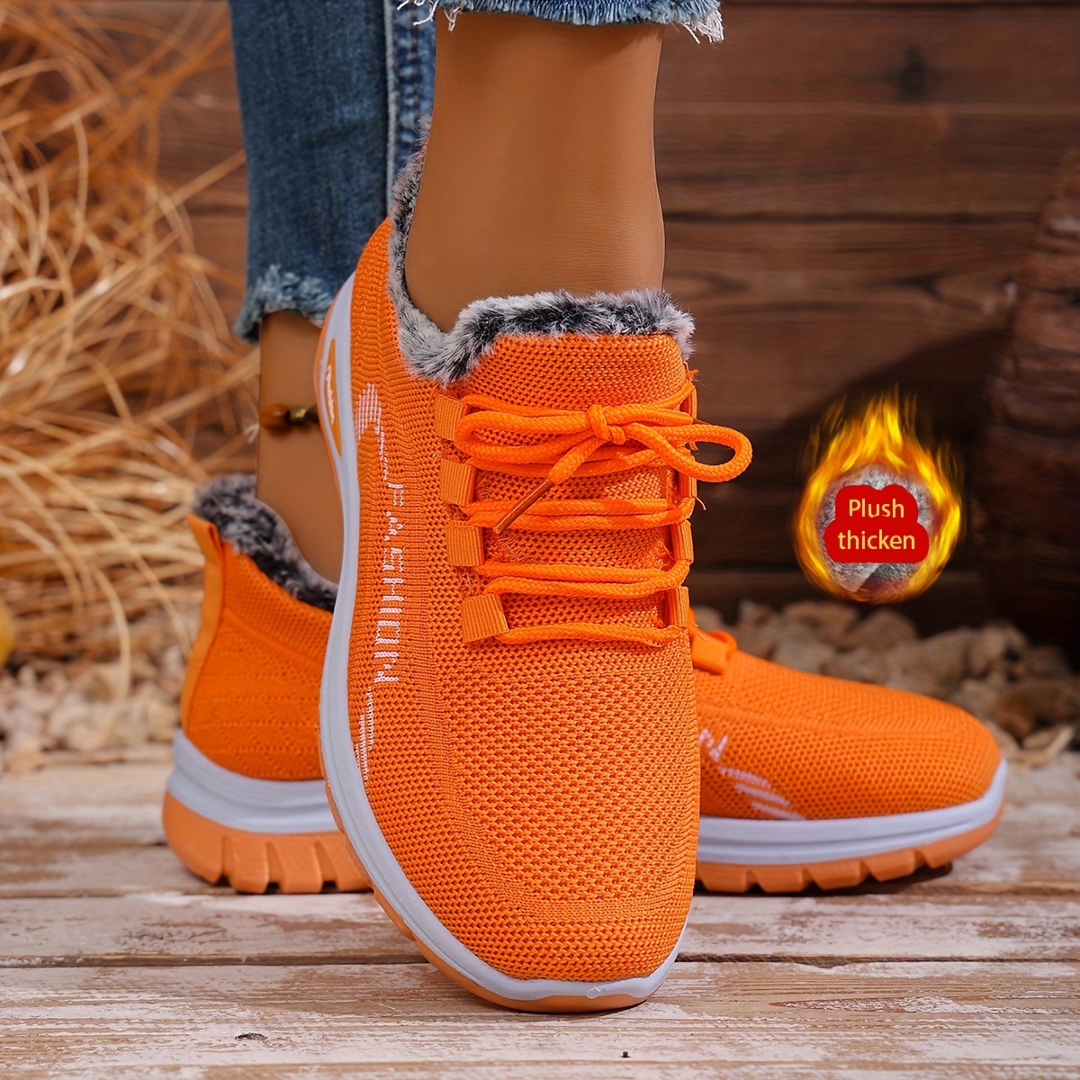 🔥Last Day Promotion 50% OFF - Women's Winter Warm Fleece-Lined Orthopaedic Sneakers