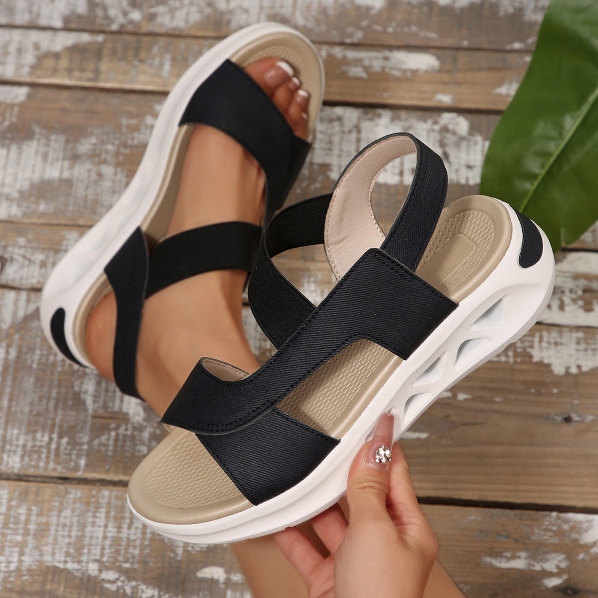 🔥Last Day Promotion 50% OFF - Women's Soft Sole Wedge Orthopaedic Sandals