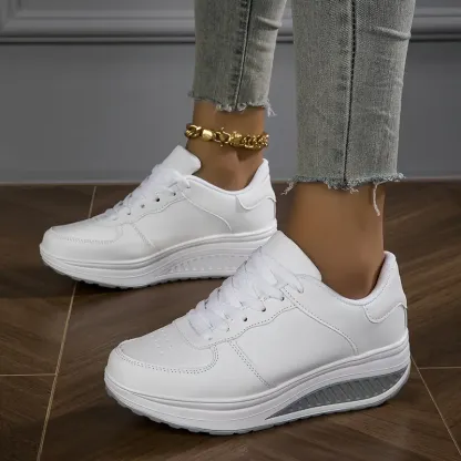 🔥Last Day Promotion 50% OFF - Women's Casual Fashion Breathable Platform Wedge Orthopaedic Sneakers