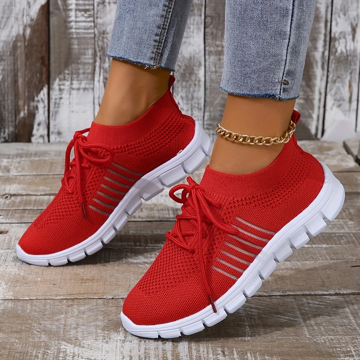 🔥Last Day Promotion 50% OFF - Women's Lightweight Breathable Soft Sole Orthopaedic Sneakers