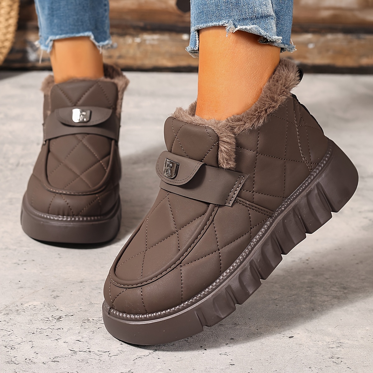 🔥Last Day Promotion 50% OFF - Women's Fashion Versatile Anti-Slip Warm Boots