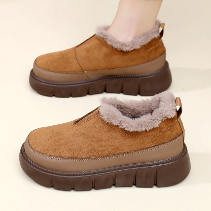 🔥Last Day Promotion 50% OFF - Women's Warm Cosy Thick-Soled Slip-On Snow Boots