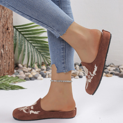 🔥Last Day Promotion 50% OFF - Women's Hand Embroidered Soft Sole Orthopaedic Sandals