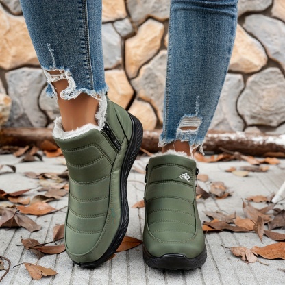 🔥Last Day Promotion 50% OFF - Women's Plush-Lined Non-Slip Warm Snow Boots