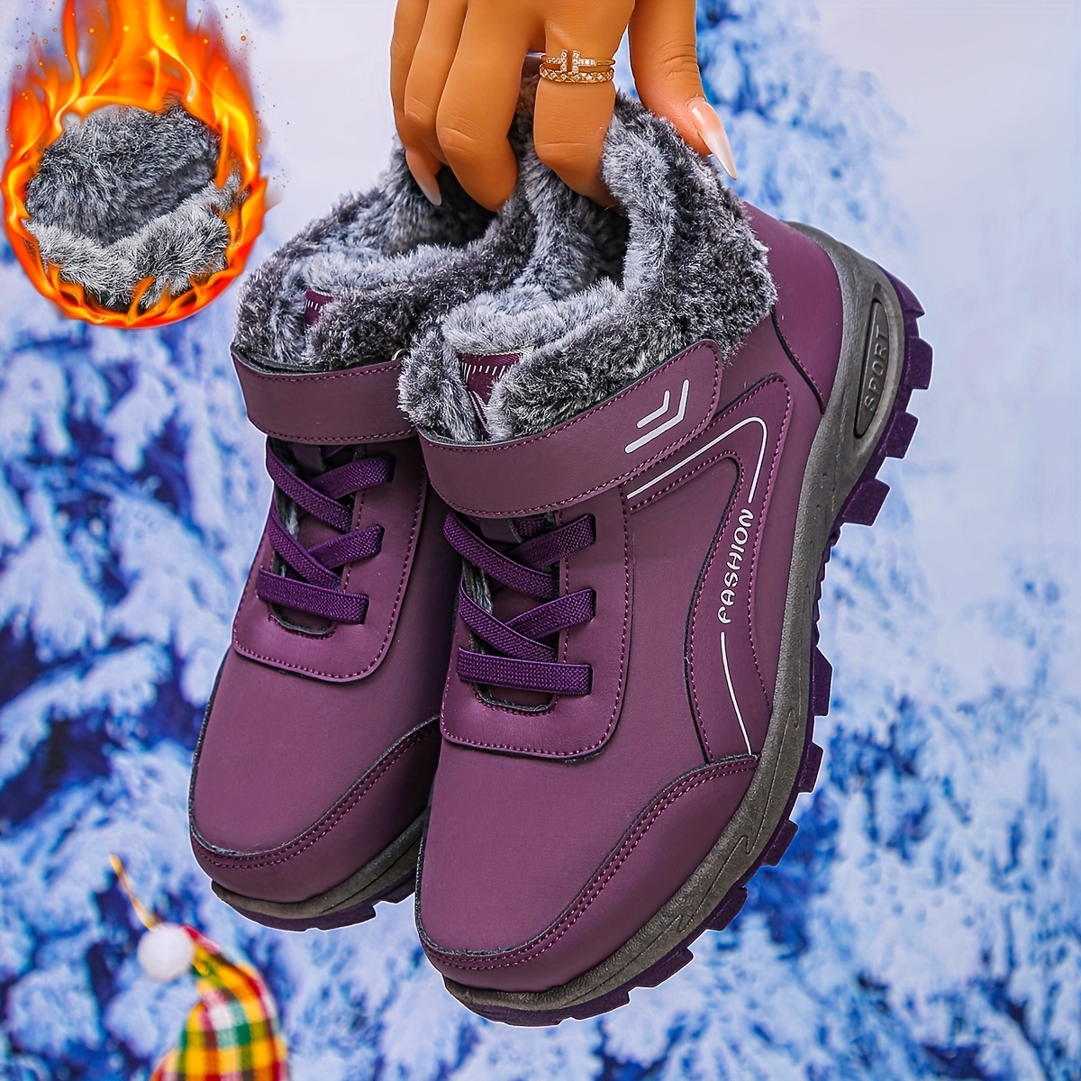 🔥Last Day Promotion 50% OFF - Women'S Winter Slip-On Warm Ankle Boots