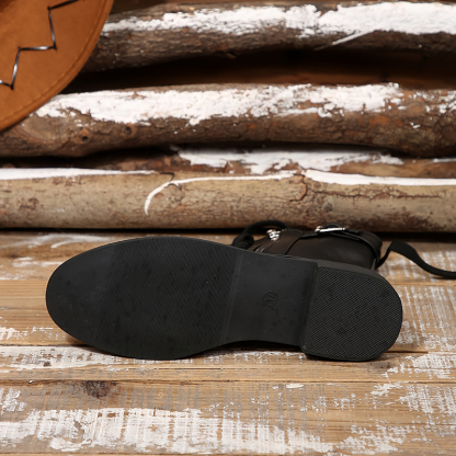 🔥Last Day Promotion 50% OFF - Women's Elegant Zipper Mid-Calf Leather Boots