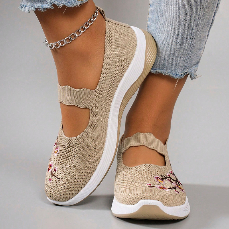 🔥Last Day Promotion 50% OFF - Women's Casual Breathable Slip On Orthopaedic Walking Shoes