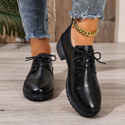 🔥Last Day Promotion 50% OFF - Women's Fashion Thick Sole Leather Loafers