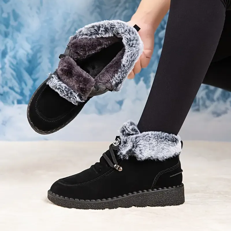 🔥Last Day Promotion 50% OFF - Women's Plush Lined Non-Slip Snow Boots