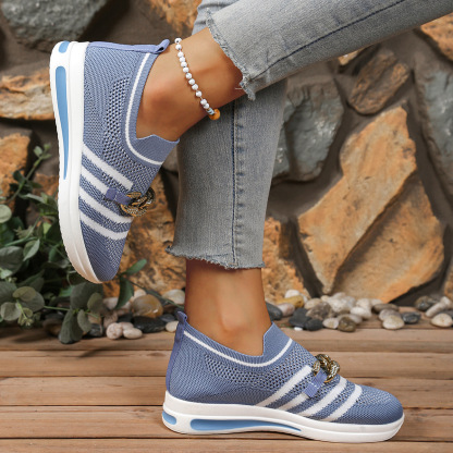🔥Last Day Promotion 50% OFF - Women's Breathable Slope Heel Soft Sole Orthopaedic Casual Shoes