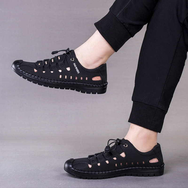 🔥LAST DAY - 50% OFF🛒Men's Fashionable Casual Leather Sandals