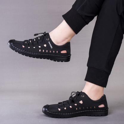 🔥LAST DAY - 50% OFF🛒Men's Fashionable Casual Leather Sandals