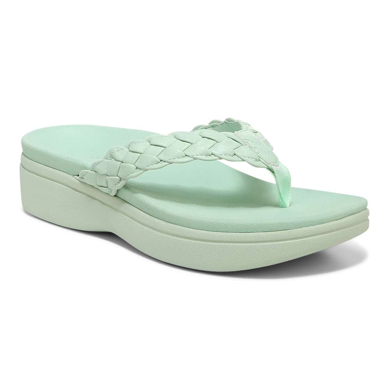 🔥Last Day Promotion 50% OFF - Women's Braided Platform Thong Sandals