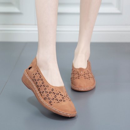 🔥Last Day Promotion 50% OFF - Women's Fashion Retro Orthopaedic Leather Shoes