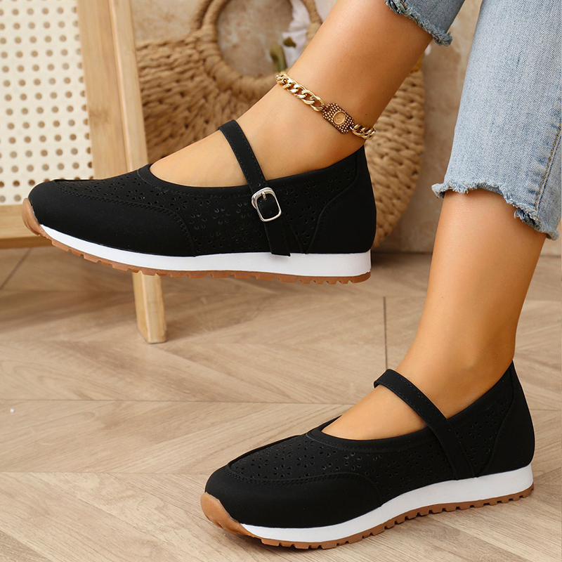 🔥Last Day Promotion 50% OFF - Women's Breathable Leather Orthopaedic Casual Shoes