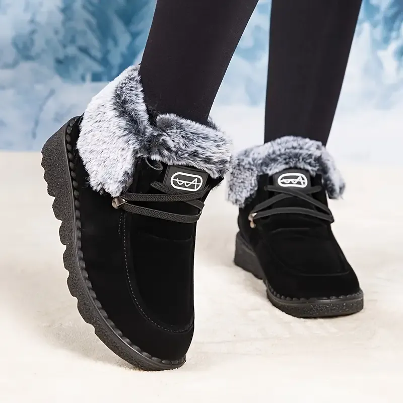 🔥Last Day Promotion 50% OFF - Women's Plush Lined Non-Slip Snow Boots