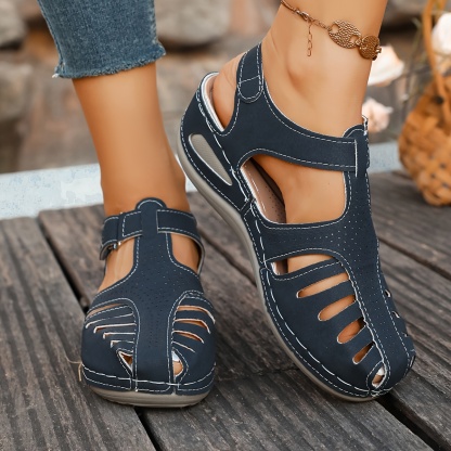 🔥Last Day Promotion 50% OFF - Women's Vintage Wedge Orthopaedic Sandals