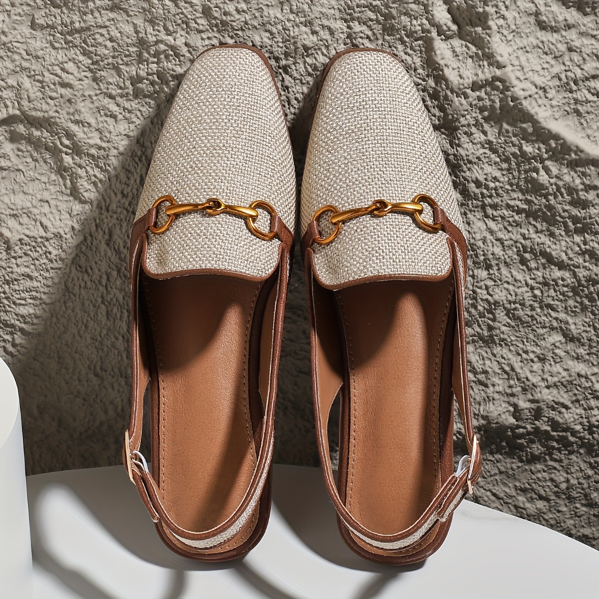 🔥Last Day Promotion 50% OFF - Women's Metallic Buckle Decor Flat Sandals