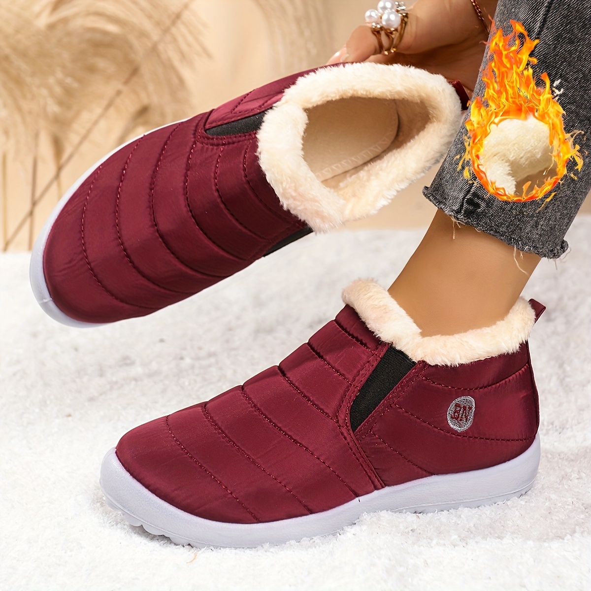 🔥Last Day Promotion 50% OFF - Women's Lightweight Winter Warm Ankle Boots