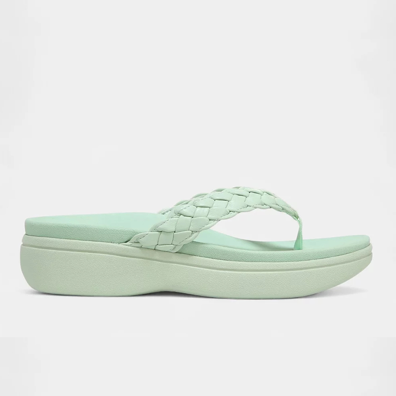 🔥Last Day Promotion 50% OFF - Women's Braided Platform Thong Sandals