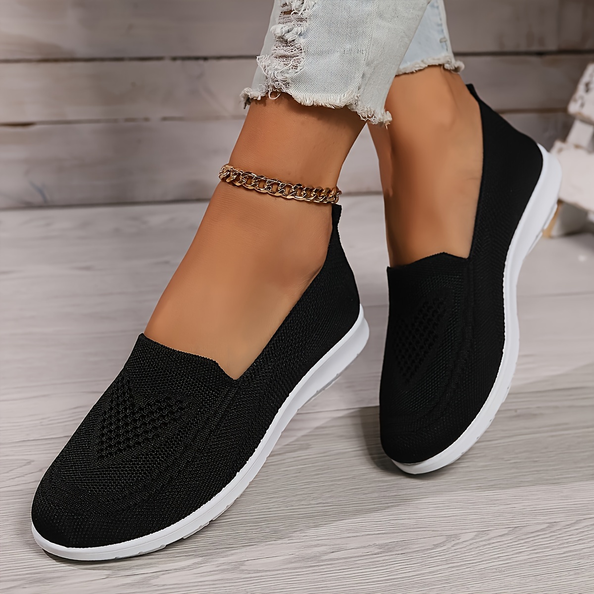 🔥Last Day Promotion 50% OFF - Women's Soft Lightweight Knitted Sneake