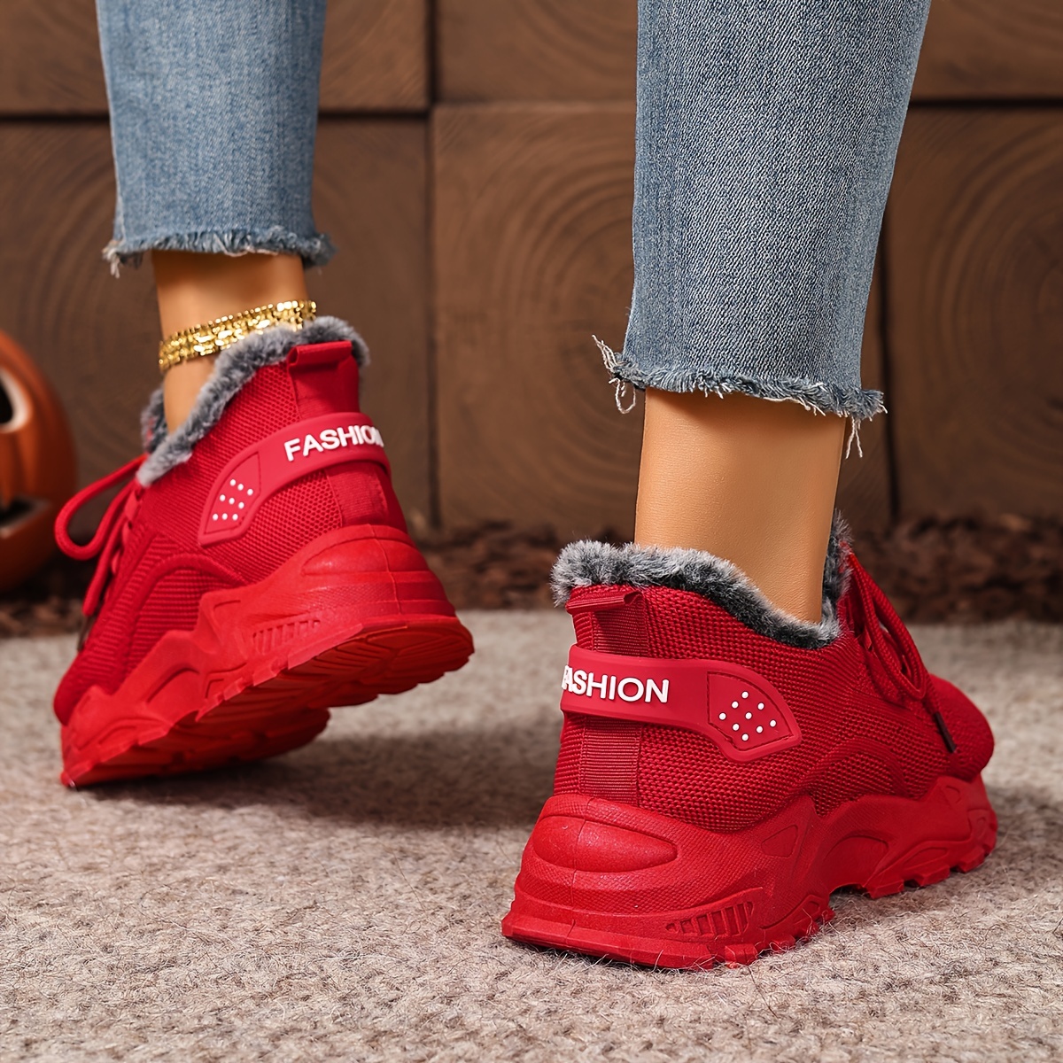 🔥Last Day 50% OFF - Fleece-Lined Orthopedic Pain-Relief Winter Walking Trainers
