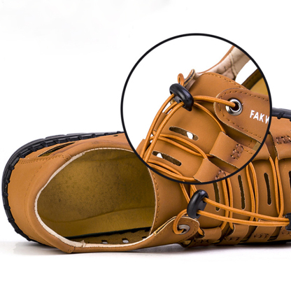 🔥LAST DAY - 50% OFF🛒Men's Fashionable Casual Leather Sandals