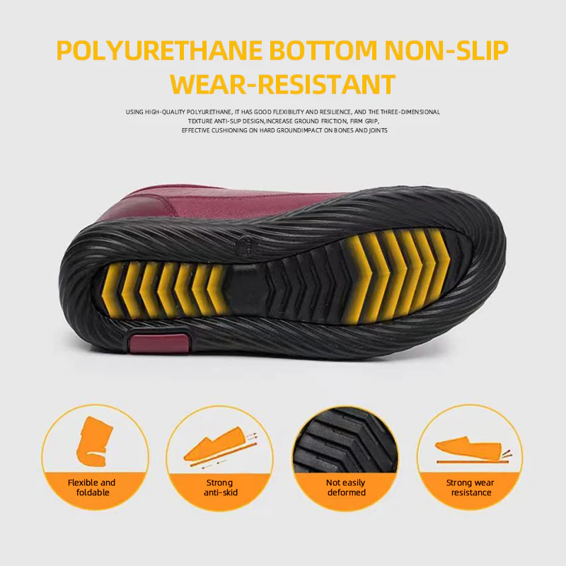 🔥Last Day Promotion 50% OFF - Women's Soft Leather Fleece-Lined Warm Casual Shoes