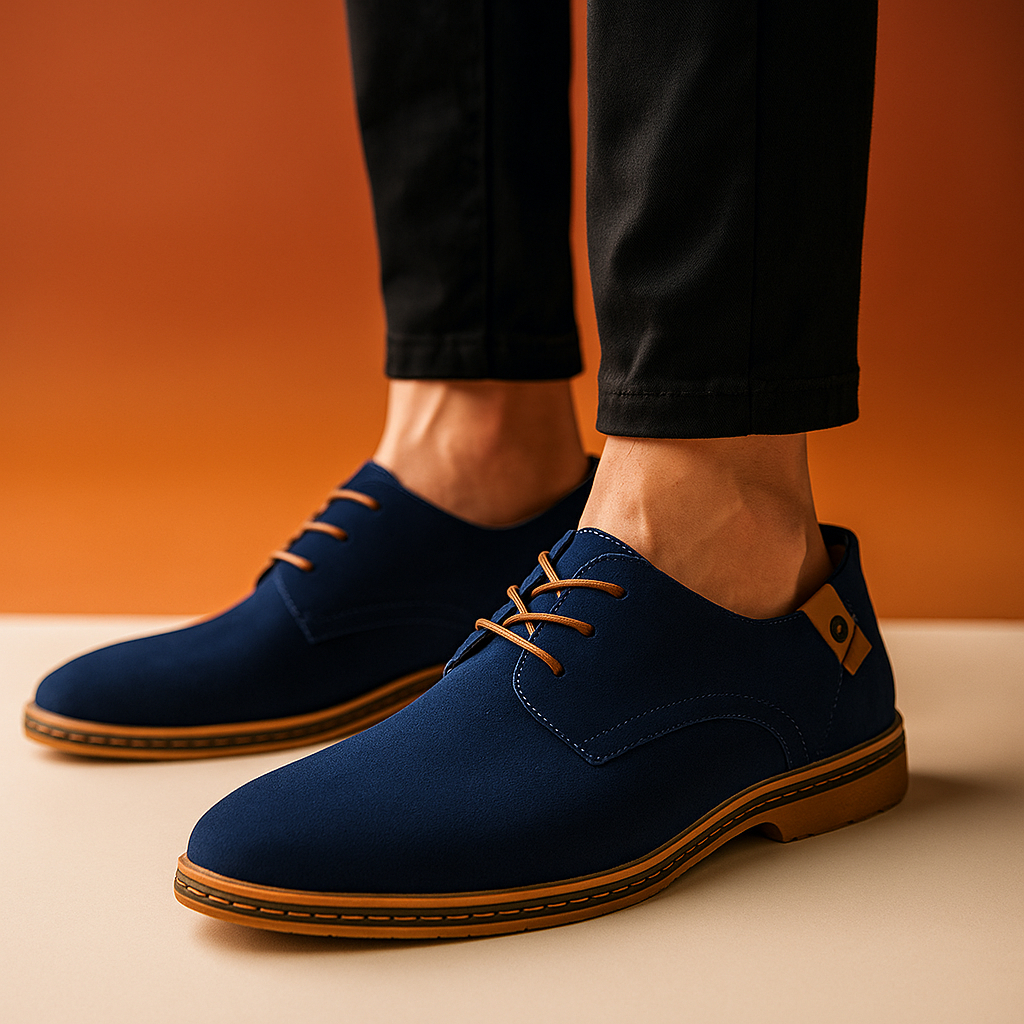 🔥Last Day 50% Off - Orthopaedic Suede Men's Shoes – Anti-Fatigue Cushioning & Arch Support for Plantar Fasciitis & Heel Pain