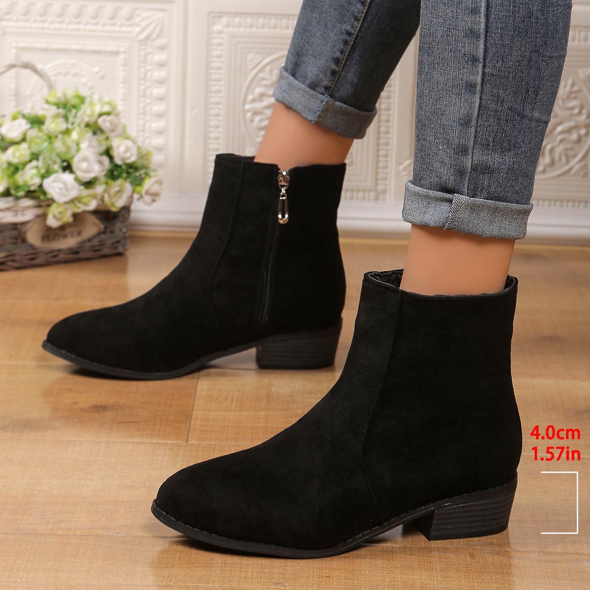 🔥Last Day Promotion 50% OFF - Women's Casual Fashionable Zipper Orthopaedic Boots