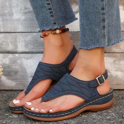 🔥Last Day Promotion 50% OFF - Women's Comfy Clip Toe Orthopaedic Sandals